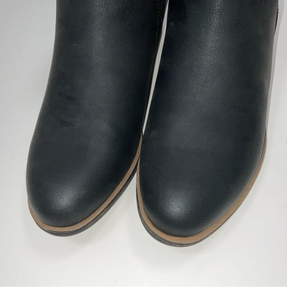 NIB Women’s Nautica Alara Side Zip Black Ankle Booties Boots Size‎ 8